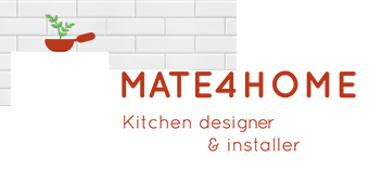 Mate4home kitchen installation logo white Mate4home kitchen installation logo white